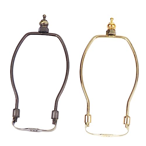 Housoutil 2 Stück Lampenschirm Halterung Abnehmbare Lampenharfe für Tischlampen und Stehlampen Rostfrei und Langlebig Geeignet für Diy Beleuchtung Gold und Antik Bronze Housoutil 2 Stück Lampenschirm Halterung Abnehmbare Lampenharfe für Tischlampen und Stehlampen Rostfrei und Langlebig Geeignet für Diy Beleuchtung Gold und Antik Bronze von Housoutil