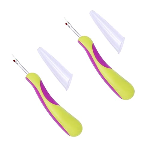 Housoutil 2 Stück Nahttrenner Tragbarer Fadenentferner mit Ergonomischem Griff für DIY Nähprojekte Langlebig und Präzise für Sicheres Entfernen von Nähten und Stichen von Housoutil