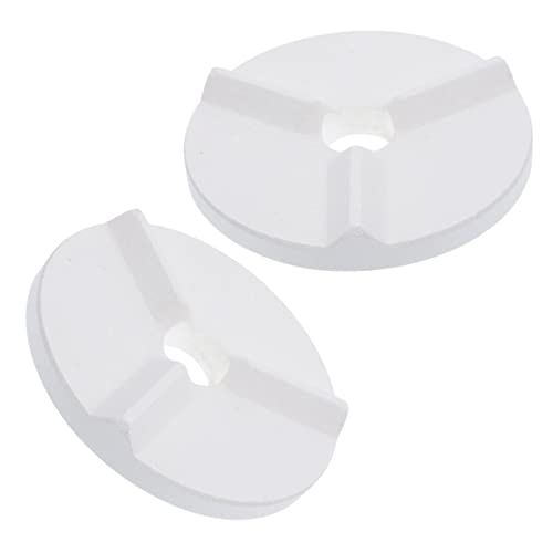 Housoutil 2 Stück Ofenmatte Töpferwerkzeuge Werkzeuge für Tonskulpturen DIY-Werkzeuge Mikrowelle zum Töpfern ofenwerkzeuge hitzebeständige Matte Tonmatte Feuerfeste Stützmatte Aluminiumoxid von Housoutil