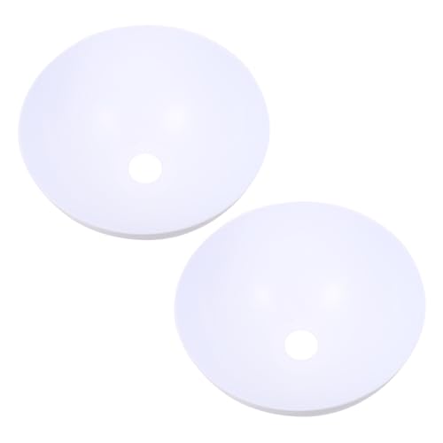 Housoutil 2 Stück Praktischer Pilz Lampenschirm aus Robustem Kunststoff Weiß Mittelloch für Tischleuchte und Wandlampe Stilvolle Wohnraumdekoration Langlebiges Material Einfach Montierbar Housoutil 2 Stück Praktischer Pilz Lampenschirm aus Robustem Kunststoff Weiß Mittelloch für Tischleuchte und Wandlampe Stilvolle Wohnraumdekoration Langlebiges Material Einfach Montierbar von Housoutil