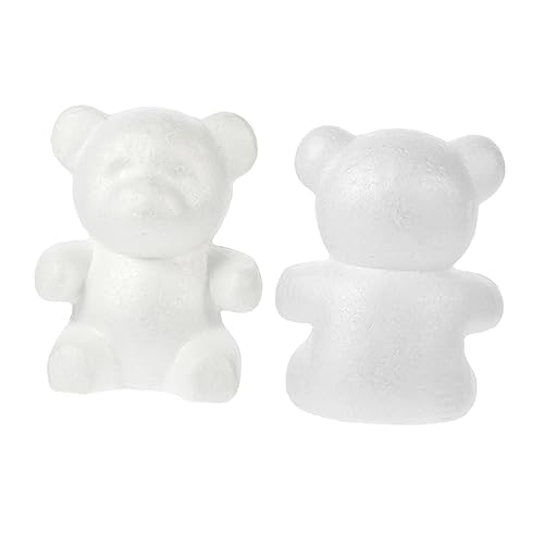Housoutil 2 Stück Schaumstoffbär Modell Mini Schaumbär Ausschnitt Schaumstoffbär Form Kunst Und Handwerk Für Bärenförmiges Modellieren Hängendes Schaumstoffbär Zubehör Hochzeit von Housoutil