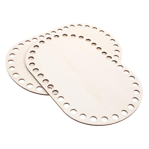 Housoutil 2 Stück Teiliges Holz Korbboden zum Häkeln Stabile Ovale Basis für DIY Flechtkörbe und Häkel Taschen Langlebiges Naturholz für Bastler und Handarbeitsprojekte Housoutil 2 Stück Teiliges Holz Korbboden zum Häkeln Stabile Ovale Basis für DIY Flechtkörbe und Häkel Taschen Langlebiges Naturholz für Bastler und Handarbeitsprojekte von Housoutil
