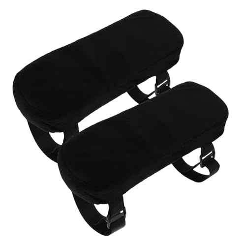 Housoutil 2 Stück Teiliges Office Chair Armrest Polster Langlebige Bequeme Armlehnenpolster Einfach zu Reinigen Modernes Design Geeignet für Bürostühle und Ergonomische von Housoutil