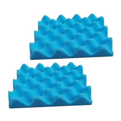 Housoutil 2 Stück Wellenwaschentischtisch Tontrocknungsabsorbierende Kissen Tonentrocknungsbasis Formmatte Aus Fondant Fondant-pad Fondant-modellierpad Töpferei Blue Schwamm von Housoutil