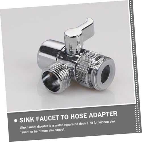 Housoutil 2 Stück Zinklegierung Wasserhahnadapter Küchenarmatur Verteiler mit Drehbarem Umschaltventil Langlebiger Spülenanschluss für Waschbecken Rostbeständig und Installieren Housoutil 2 Stück Zinklegierung Wasserhahnadapter Küchenarmatur Verteiler mit Drehbarem Umschaltventil Langlebiger Spülenanschluss für Waschbecken Rostbeständig und Installieren von Housoutil