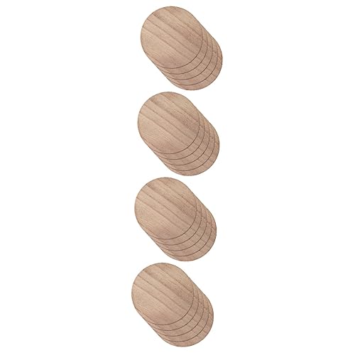 Housoutil 20 Stck. Runde Holzscheiben Naturbelassen Unvollendete Holzscheiben zum Basteln DIY Holzuntersetzer Holzplatten für Handwerk Heimdekoration Housoutil 20 Stck. Runde Holzscheiben Naturbelassen Unvollendete Holzscheiben zum Basteln DIY Holzuntersetzer Holzplatten für Handwerk Heimdekoration von Housoutil