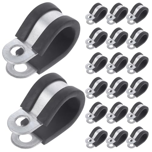 Housoutil 20 Stück Edelstahl-Schlauchschellen-Set, langlebige Halterung, Reparaturschellen für Kabel- und Drahtstütze, einfache Installation für den privaten und industriellen Gebrauch Housoutil 20 Stück Edelstahl-Schlauchschellen-Set, langlebige Halterung, Reparaturschellen für Kabel- und Drahtstütze, einfache Installation für den privaten und industriellen Gebrauch von Housoutil