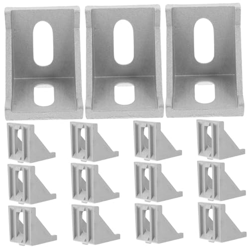 Housoutil 20 Stück Teiliges Aluminium Profil Eckverbinder Robustes Kompatibel mit Schienen Vielseitige Extrusionsverbinder für Stabile Rahmenkonstruktionen Housoutil 20 Stück Teiliges Aluminium Profil Eckverbinder Robustes Kompatibel mit Schienen Vielseitige Extrusionsverbinder für Stabile Rahmenkonstruktionen von Housoutil