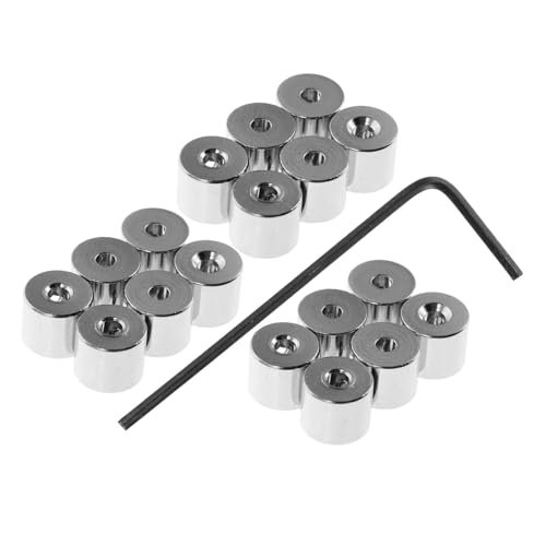 Housoutil 20 Stück Teiliges Metall Pin Locking Back mit Schraubschlüssel Sichere Ansteckerverschlüsse für DIY Schmuckherstellung Langlebige Verschraubbare Pin Keeper für Broschen und Housoutil 20 Stück Teiliges Metall Pin Locking Back mit Schraubschlüssel Sichere Ansteckerverschlüsse für DIY Schmuckherstellung Langlebige Verschraubbare Pin Keeper für Broschen und von Housoutil
