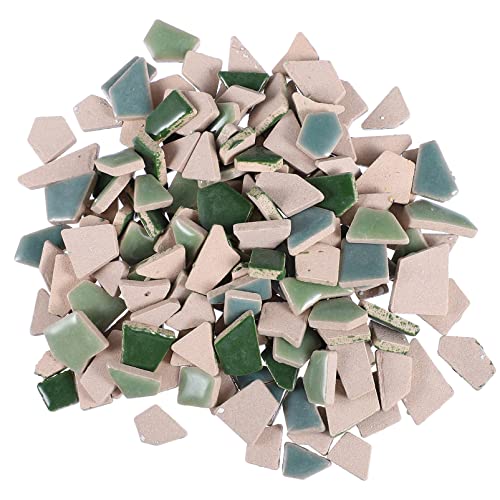 Housoutil 200 G Unregelmäßige Mosaiksteine DIY Mosaikfliesen Glasierte Mosaikfliesen Gemischte Farbe Unregelmäßige Kristallmosaikfliesen Zum Basteln Bunte Buntglasstücke Für Mosaikprojekte von Housoutil