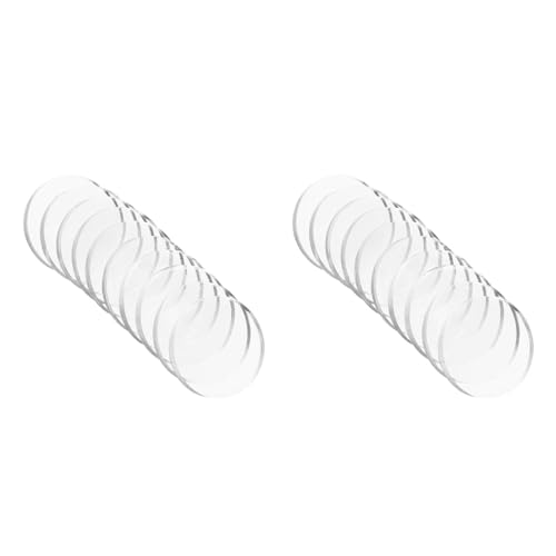 Housoutil 20stücke Glas Tisch Pad Spacer Saugnapf Dämpfer Für Glasabdeckungen Und Möbel Transparent Vielseitig Einsetzbar Für Dekoration Und Organisation von Housoutil