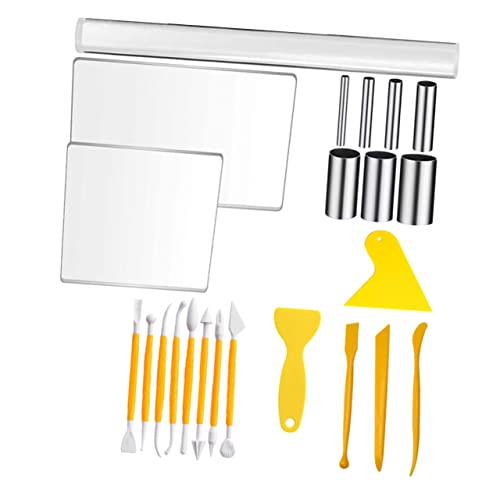 Housoutil 23stücke Tonwerkzeug-Set Mit Teilen Acryl-tonrolle Form Und Bildhauerwerkzeuge Für Bastelprojekte Und Heimwerkerarbeiten Housoutil 23stücke Tonwerkzeug-Set Mit Teilen Acryl-tonrolle Form Und Bildhauerwerkzeuge Für Bastelprojekte Und Heimwerkerarbeiten von Housoutil