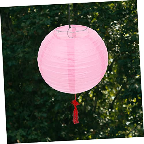 Housoutil 24 Teiliges Faltbare Runde Papierlaternen Umweltfreundliche Party Deko für Neujahr Hochzeit Geburtstag Vielseitige Bunte Windlichter in Rosa Lila Grün Weiß von Housoutil