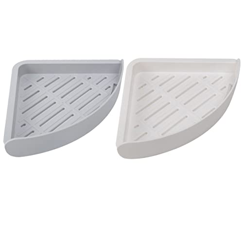 Housoutil 2Stücke Eckregal Für Badezimmer Ohne Bohren Wasserdichtes Triangular Toiletry Storage Rack Umweltfreundlichem Für Kleine Ecken Und Feuchte Umgebungen Housoutil 2Stücke Eckregal Für Badezimmer Ohne Bohren Wasserdichtes Triangular Toiletry Storage Rack Umweltfreundlichem Für Kleine Ecken Und Feuchte Umgebungen von Housoutil