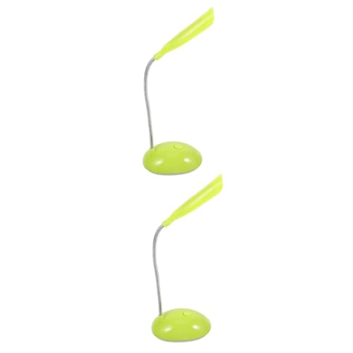 Housoutil 2st Faltbare Tischlampe Wiederaufladbare Schreibtischlampe Tischplatte Bürolampe Led-lampe Schreibtischlampe Zum Lesen Led-nachttischlampe Desktop-licht Nachtlicht Lampenperlen von Housoutil