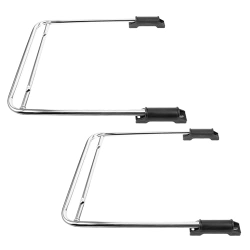 Housoutil 2stücke Fußstütze Für Bürostuhl Ergonomisches Kissen Aus Edelstahl Einziehbares Pedal Praktische Unterstützung Für Beine Und Füße Geeignet Für Drehstühle Und Zuhause von Housoutil