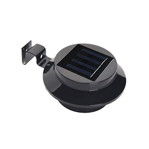 Housoutil Solarbetriebene 3 -wandleuchte Schwarze -außendekoration Für Hof Garten Landschaft Partybeleuchtung von Housoutil