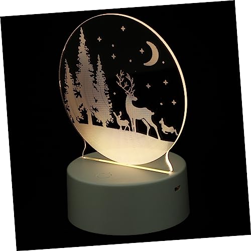 Housoutil 3 Stck. Romantische LED Tischlampe Weihnachtsdeko Warmweißes Licht Batteriebetrieben USB Beleuchtung für Wohnzimmer Schlafzimmer Party Housoutil 3 Stck. Romantische LED Tischlampe Weihnachtsdeko Warmweißes Licht Batteriebetrieben USB Beleuchtung für Wohnzimmer Schlafzimmer Party von Housoutil