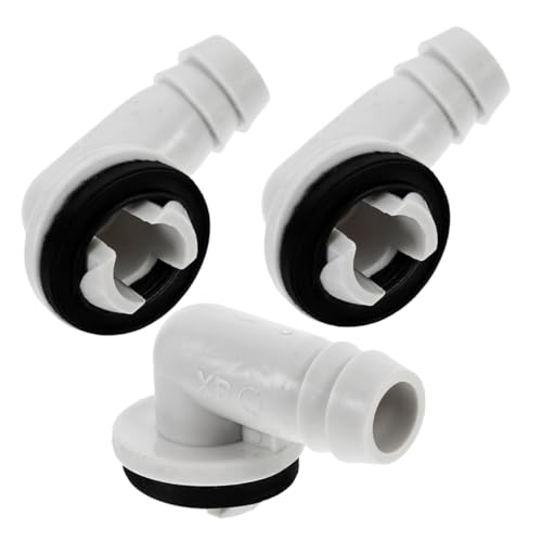 Housoutil 3 Stück Klimaanlage Abflussanschluss Winkelstück Effektiver Wasserabfluss Adapter für Fenstergeräte Passgenauer Abflussverbinder zur Vermeidung von Leckagen und Effizientem von Housoutil