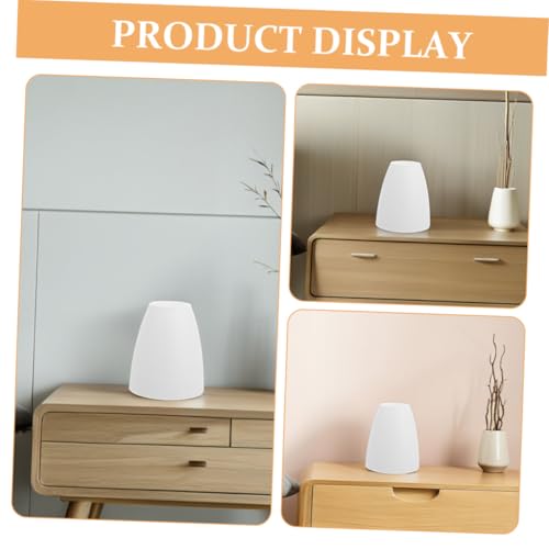 Housoutil 3 Stück Kunststoff Lampenschirme für Tischlampe und Wandlampe Robuste Pflegeleichte Lampenschirme mit Mittelöffnung Modernes Schlichtes Design für Wohnraumbeleuchtung von Housoutil