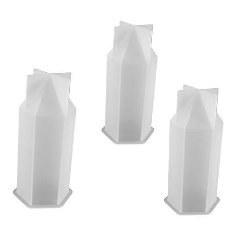 Housoutil 3 Stück Teiliges Silikonform für Kerzenherstellung Kreative Epoxidharz Gießformen für Diy Projekte für Zuhause und Housoutil 3 Stück Teiliges Silikonform für Kerzenherstellung Kreative Epoxidharz Gießformen für Diy Projekte für Zuhause und von Housoutil