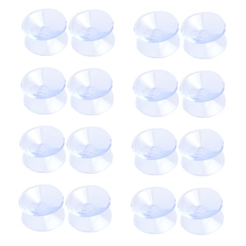 Housoutil 30 Stück Doppelseitige Saugnäpfe Transparent PVC Saugerpads rutschfeste Glas Tischplatte Schutzpads Einfache Montage Wiederverwendbar für Glastische von Housoutil
