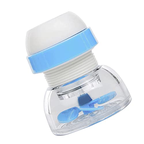 Housoutil 360 Sprinkler Entfernung Filter Waschbecken Wasserhahn Spülbeckenfiltersieb Wasserhahn Verlängerungsrohr Schlauch Wasserhahnadapter Klopfen Bausatz Spülbecken Verlängerung Pp Blue von Housoutil