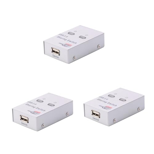 Housoutil 3st Computer-Sharer Teilen Drucker Computerschalter USB-selektor Wähler Automatisch Housoutil 3st Computer-Sharer Teilen Drucker Computerschalter USB-selektor Wähler Automatisch von Housoutil