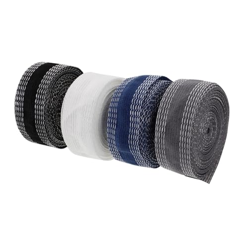 Housoutil 4 Rollen Bügelbares Waschbares Saumband Yards Nahtloses Doppelseitiges Klebeband für Hosen Röcke Kleider Flexibles Zuschneidbares Saumband ohne Nähen für Einfache Saumänderungen von Housoutil