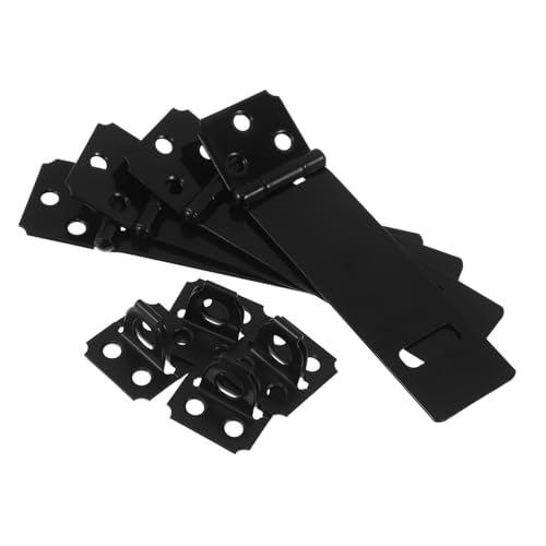 Housoutil 4 Sätze Teiliges Türschloss Robustem Eisen mit Vorhängeschloss-öffnung Verschleißfest Vielseitig Einsetzbar für Scheunentore Schränke Einfache Montage Housoutil 4 Sätze Teiliges Türschloss Robustem Eisen mit Vorhängeschloss-öffnung Verschleißfest Vielseitig Einsetzbar für Scheunentore Schränke Einfache Montage von Housoutil