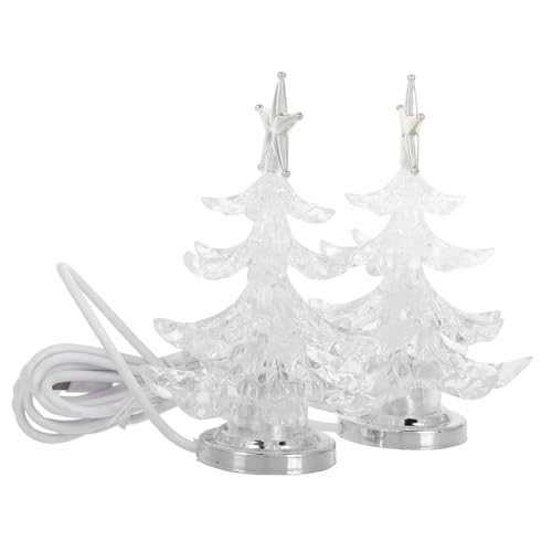 Housoutil 2sets Moderne Weihnachtsbaum Schreibtisch Lampe Nacht Licht Für Home Office Hochzeit Parteien Silber Design 2 Stücke * 2 Housoutil 2sets Moderne Weihnachtsbaum Schreibtisch Lampe Nacht Licht Für Home Office Hochzeit Parteien Silber Design 2 Stücke * 2 von Housoutil