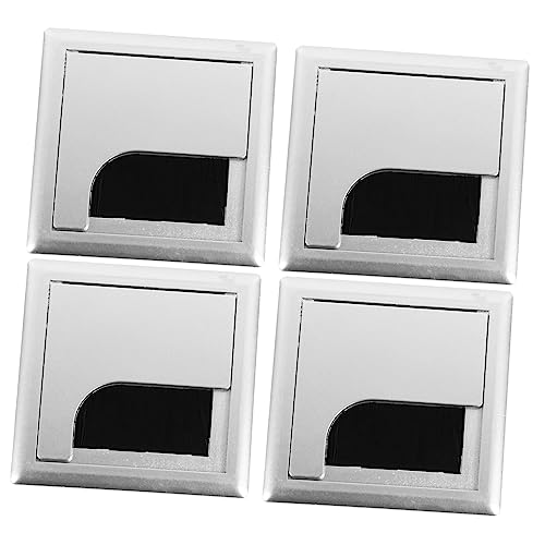 Housoutil 4stücke Kabel Organizer Box Abs Kabelaufbewahrung Mit Kabeldurchführung Für Schreibtisch Zur Aufbewahrung Von Steckdosen Und Stromkabeln Langlebig Und Praktisch von Housoutil
