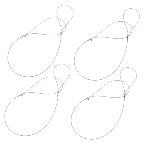 Housoutil 4 Stück Hängeseil mit Verriegelungsmechanismus für Bilderrahmen Pendelleuchten und Dekorationen Housoutil 4 Stück Hängeseil mit Verriegelungsmechanismus für Bilderrahmen Pendelleuchten und Dekorationen von Housoutil