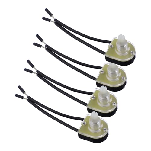 Housoutil 4 Stück Lampen Drehschalter Drehknopf Zubehör in Schwarz Verschleißfest Installieren Geeignet für Deckenleuchten und Haushaltsgeräte Rutschfeste Oberfläche Langlebig und Housoutil 4 Stück Lampen Drehschalter Drehknopf Zubehör in Schwarz Verschleißfest Installieren Geeignet für Deckenleuchten und Haushaltsgeräte Rutschfeste Oberfläche Langlebig und von Housoutil