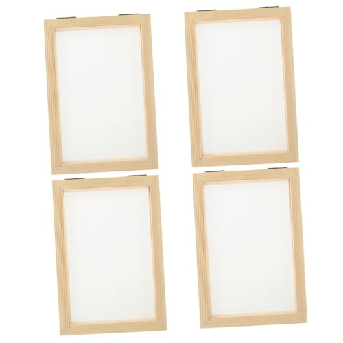 Housoutil 4 Stück Materialpaket Für Holzkunst-bilderrahmen Schimmel Und Deckle Sammelalbum Basteln Form Für Die Papierherstellung Rahmen Zur Papierherstellung Rahmen Machen Bausätze Kupfer Housoutil 4 Stück Materialpaket Für Holzkunst-bilderrahmen Schimmel Und Deckle Sammelalbum Basteln Form Für Die Papierherstellung Rahmen Zur Papierherstellung Rahmen Machen Bausätze Kupfer von Housoutil
