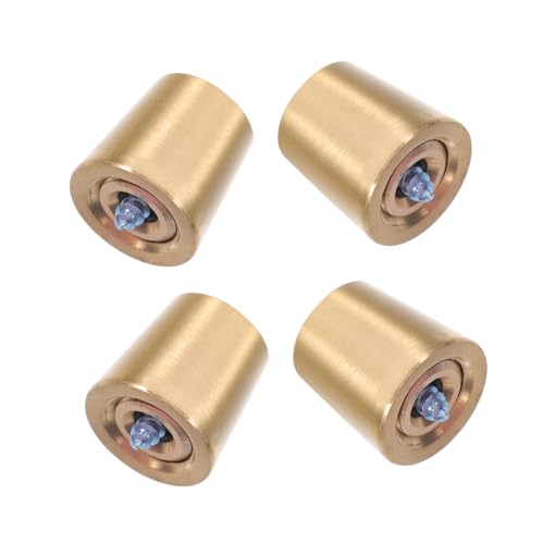 Housoutil 4 Stück Messing Tischlampenständer Teilig Konische Metall Lampenbasis Aufsteller Vielseitige Stabile Untersetzer für Lampen Tabletts und Dekoration Einfache Montage Elegantes von Housoutil