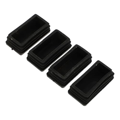 Housoutil 4 Stück Teiliges Rutschfeste Leiterfußabdeckungen aus Robustem Gummi Verschleißfest Schallisolierend und Schützende Leiterbeinschoner für Teleskopleitern im Haushalt von Housoutil