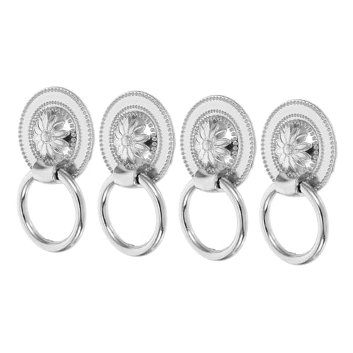 Housoutil 4 Stück Vintage Chrysanthemen Schubladengriffe Metall Möbelgriffe mit Glatter Oberfläche Dekorative Ersatzgriffe für Kommoden Schränke und Vitrinen Sicherer Griff und Antiker Stil Housoutil 4 Stück Vintage Chrysanthemen Schubladengriffe Metall Möbelgriffe mit Glatter Oberfläche Dekorative Ersatzgriffe für Kommoden Schränke und Vitrinen Sicherer Griff und Antiker Stil von Housoutil
