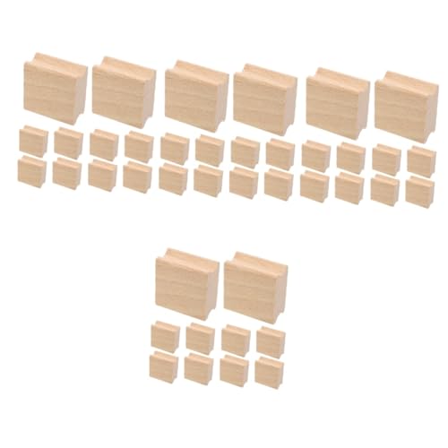 Housoutil 40 Stck. Teiliges Blanko Holzstempel aus Langlebigem Buchenholz DIY Carving Siegelstempel für Scrapbooking Personalisierbar Kinderfreundlich und Handlich Housoutil 40 Stck. Teiliges Blanko Holzstempel aus Langlebigem Buchenholz DIY Carving Siegelstempel für Scrapbooking Personalisierbar Kinderfreundlich und Handlich von Housoutil