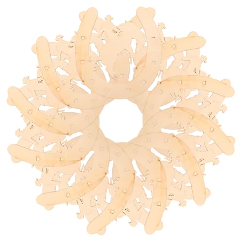 Housoutil 48 Stück Teiliges Hufeisenförmige Holzscheiben Unbearbeitet Leicht DIY Basteln Malen Dekoration für Schule und Fest Housoutil 48 Stück Teiliges Hufeisenförmige Holzscheiben Unbearbeitet Leicht DIY Basteln Malen Dekoration für Schule und Fest von Housoutil