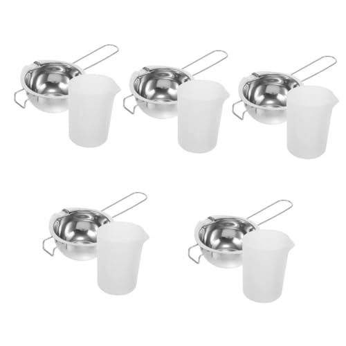 Housoutil 5 Sets Kerzenherstellungsset Bienenwachstopf Duftender Ätherischer Messbecher Wachsschmelzer Wachsschmelzkrug Wachsschmelzherstellungsset Wachsschmelzwärmer Housoutil 5 Sets Kerzenherstellungsset Bienenwachstopf Duftender Ätherischer Messbecher Wachsschmelzer Wachsschmelzkrug Wachsschmelzherstellungsset Wachsschmelzwärmer von Housoutil