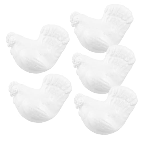 Housoutil 5 Stück Schaumhuder Ornamente Flügel Hühner Dekoration Von Huhn In Acht Nehmen Party Tier-bastelschaum Im Freien Hähnchen-Modell- Festival Dekorative Requisiten Weiß Housoutil 5 Stück Schaumhuder Ornamente Flügel Hühner Dekoration Von Huhn In Acht Nehmen Party Tier-bastelschaum Im Freien Hähnchen-Modell- Festival Dekorative Requisiten Weiß von Housoutil