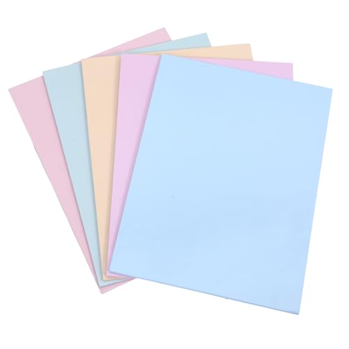 Housoutil 5 Stück Schreibtischbildschirm Sichtschutz für Schülerschreibtische Schreibtischlieferungen Tischteiler Testen Sie Datenschutzordner für den Unterricht Prüfteiler Testordner Papier von Housoutil