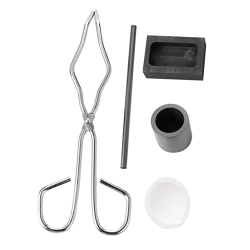 Housoutil 5 Stück Teiliges Graphit Schmelzset für Hochwertige Gussform und Schmelzwerkzeuge für Labor und Schule Hitzebeständig und Korrosionsbeständig Housoutil 5 Stück Teiliges Graphit Schmelzset für Hochwertige Gussform und Schmelzwerkzeuge für Labor und Schule Hitzebeständig und Korrosionsbeständig von Housoutil