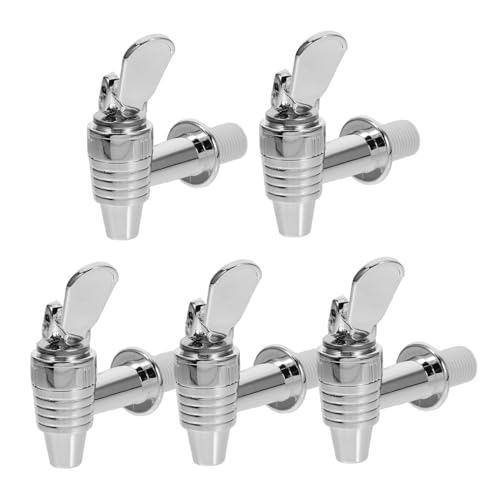 Housoutil 5 Stück Teiliges Wasserhahn für Getränkespender aus Robustem Kunststoff Push-hebel Auslauf Einfache Installation Sauberer Arbeitsbereich Kompatibel mit Wasserkanistern und Housoutil 5 Stück Teiliges Wasserhahn für Getränkespender aus Robustem Kunststoff Push-hebel Auslauf Einfache Installation Sauberer Arbeitsbereich Kompatibel mit Wasserkanistern und von Housoutil