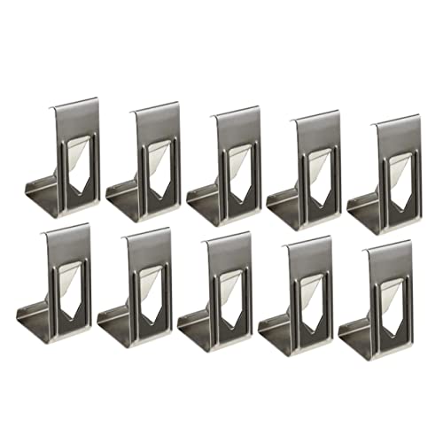 Housoutil 50 Stück Fotorahmen-metallhaken Bildaufhänger Federklammer Für Wanddisplay Silberfarben Einfach Zu Installieren Housoutil 50 Stück Fotorahmen-metallhaken Bildaufhänger Federklammer Für Wanddisplay Silberfarben Einfach Zu Installieren von Housoutil