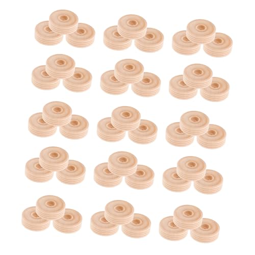 Housoutil 50 Stück Runde Holzräder aus Massivem Holz Langlebige DIY Spielzeugzubehör Kleine Bastelräder für Geeignet für Modellbau und Kreative Handarbeiten Housoutil 50 Stück Runde Holzräder aus Massivem Holz Langlebige DIY Spielzeugzubehör Kleine Bastelräder für Geeignet für Modellbau und Kreative Handarbeiten von Housoutil