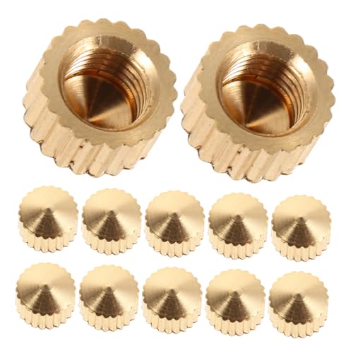 Housoutil 50 Stück Teiliges Uhrmacher Zubehörset Goldfarben Uhrwerk Befestigungsmuttern Uhr Reparatur Kit Sicher Stabil Für DIY Uhrenbau Restaurierung Uhr Ersatzteile von Housoutil