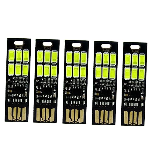 Housoutil -leuchten Touch-lampen 5er-pack Weißes Licht Zwei Usb-anschlüsse Tragbare Notlampe Für Zuhause von Housoutil