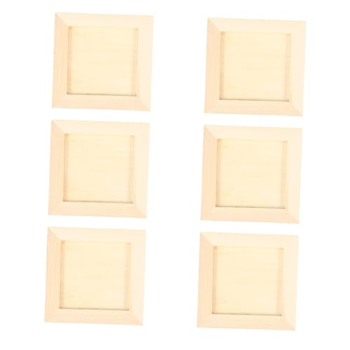 Housoutil 6 Stück Bilderrahmen aus Ton malbare Bilder Leere Bilderrahmen Fotorahmen für zu Hause Party alle bastelset basteln für Fotohalter aus Holz fotorahmen aus Holz Khaki Housoutil 6 Stück Bilderrahmen aus Ton malbare Bilder Leere Bilderrahmen Fotorahmen für zu Hause Party alle bastelset basteln für Fotohalter aus Holz fotorahmen aus Holz Khaki von Housoutil